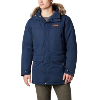 Columbia Jas Heren, South Canyon Long Down Parka Tall Donkerblauw, 82LDZUXQW